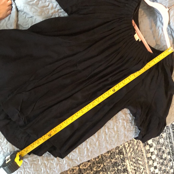 SUNDANCE: Black Boho Blouse - Picture 3 of 4